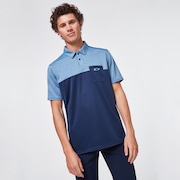 Blocked Gravity Polo - Universal Blue