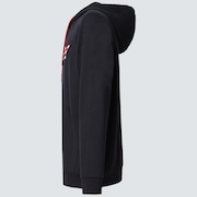 Teddy Full Zip Hoodie - Black/American Flag