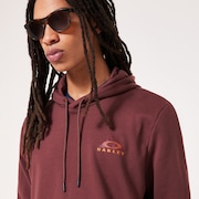 Lined Mountain Bark Hoodie - Grenache