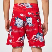 Tropical Bloom 18 Boardshort - Redline Hawai