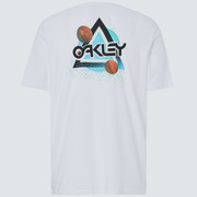 Space Polygon Tee - White