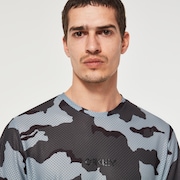 Ride Free Ss Jersey - B1B Camo Dark Grey