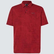 Oakley Dimension Jacquard Polo - Iron Red