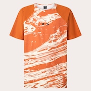Seeker Airline SS Jersey - Duality Swirl White/Brown