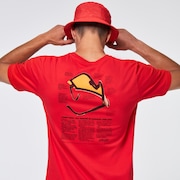 Heritage Eyeshade Tee - Poppy Red