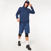 Freeride Fleece Hoodie - Tonal Poseidon