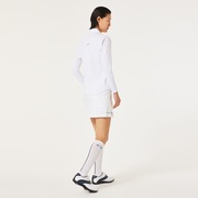 Elevate Twisted Pleats Skirt - White