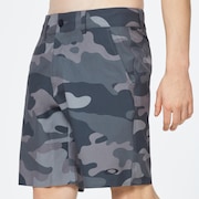 Hybrid Camo Short 19 - Gray Camouflage