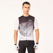 Endurance Dazzle Camo Jersey - Gradient Swirl Black/White