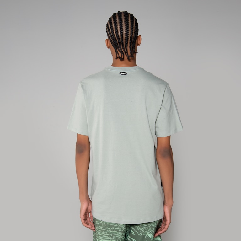 Camiseta Oakley Coral Organic Surf SS - Stone Gray