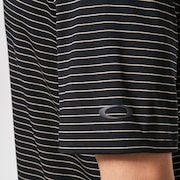 Oakley Jacquard Stripe Polo - Blackout