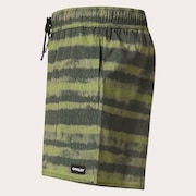Blur Stripes Rc 16" Beachshort - Blurred Stripe Green