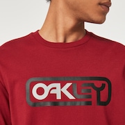 Locked In B1B Ls Tee - Iron Red