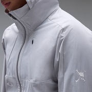 Skull O-Blades Hoodie Jacket - Nickel