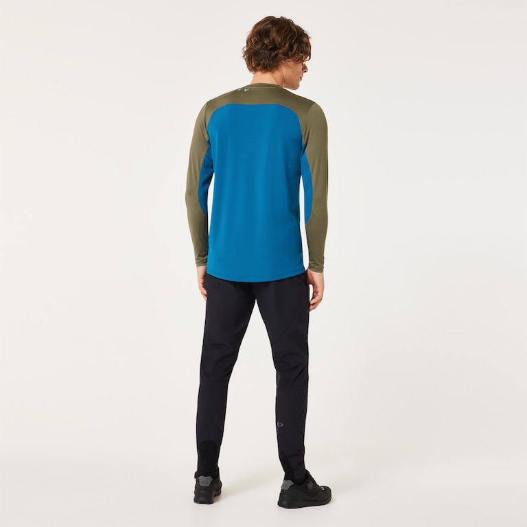 Free Ride Rc LS Jersey - Army Green/New Balsam