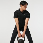 Enhance SS Polo Jacquard 12.0 - Blackout