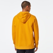 Teddy Full Zip Hoodie - Amber Yellow
