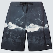 Whitewash 20" Boardshort - Uniform Gray Wave