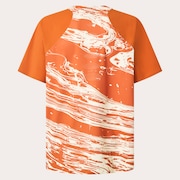 Seeker Airline SS Jersey - Duality Swirl White/Brown
