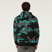 Factory Pilot Rc Hoodie - B1B Camo Black/Mint/Gray