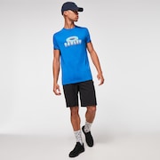 3D Repeat Bark Tee - Ozone