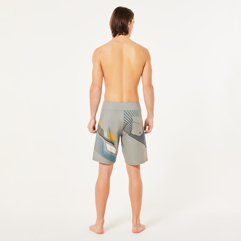 Striped 19'' Boardshort - Boulder Green
