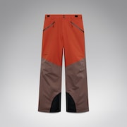 Canopy PRO Insulated Pant - Dark Umber/Flame Red