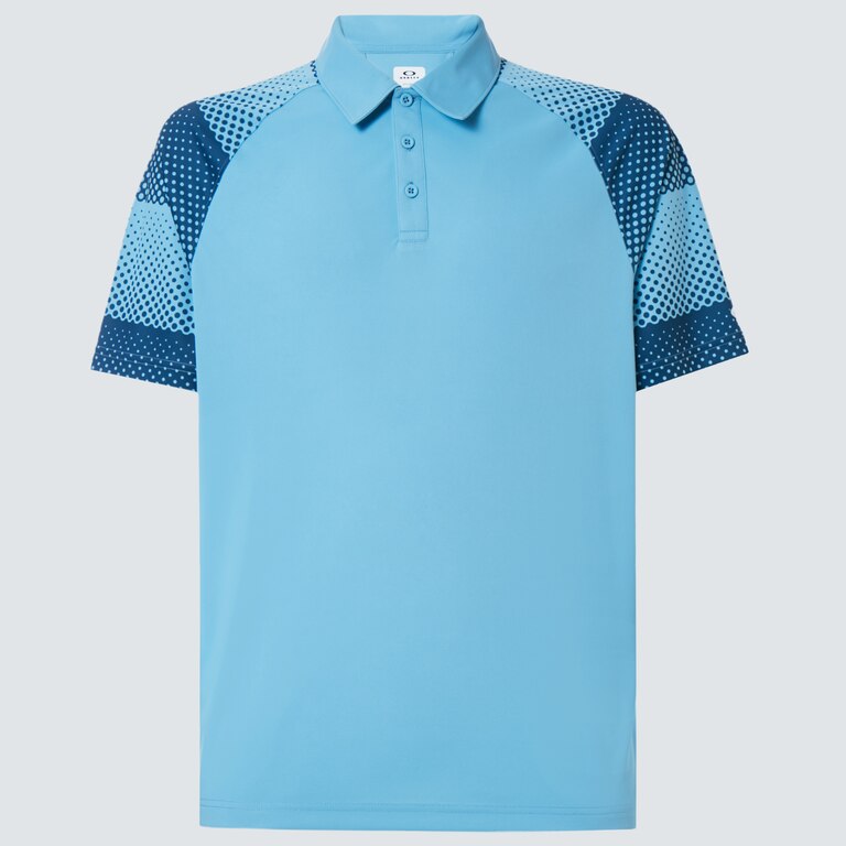 Dot Sleeves Polo - Aviator Blue