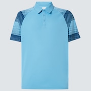 Dot Sleeves Polo - Aviator Blue