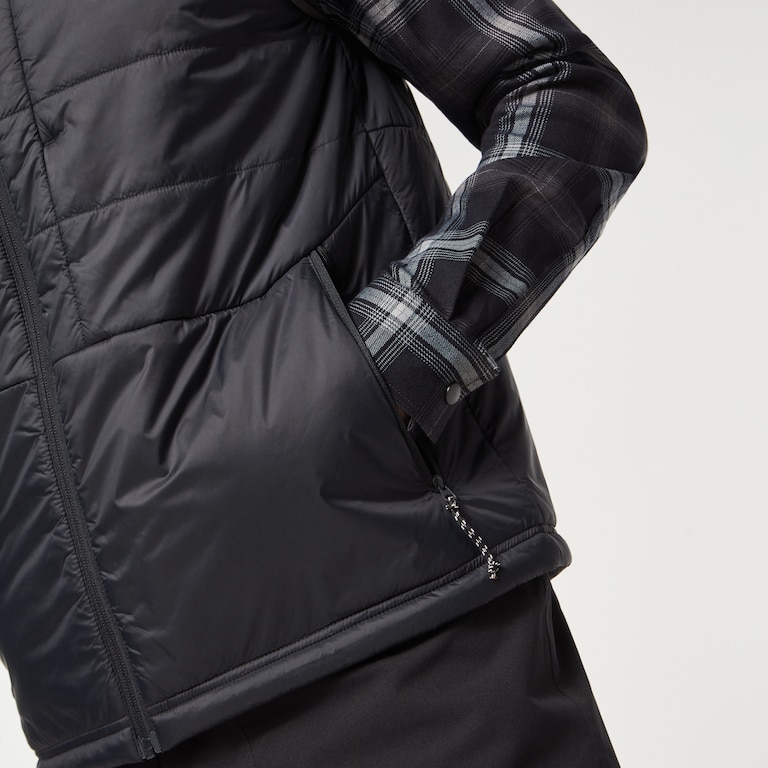 Tc Skull Puffy Vest - Blackout