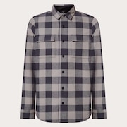 Bear Cozy Flannel - Graphite/Cement