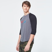 USA Gradient Ellipse 3/4 Tee - New Athletic Gray