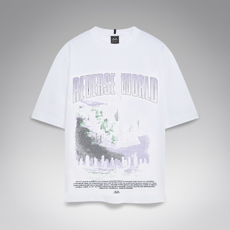 Reverse World Tee - White
