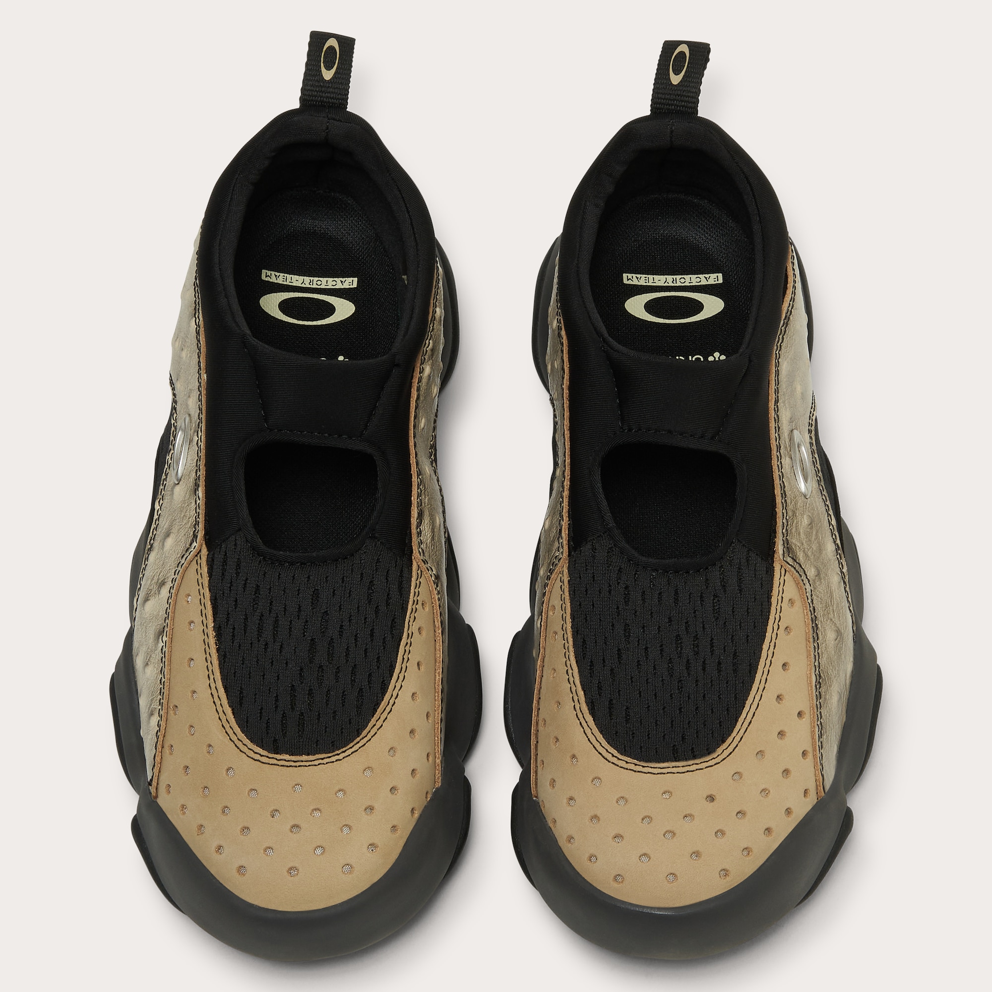 Oakley Factory Team Flesh Sandal in Castle/Black | Oakley® US