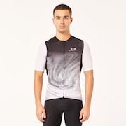 Endurance Dazzle Camo Jersey - Gradient Swirl Black/White