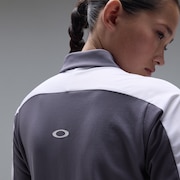 Elevate Color Block LS Shirt - Slate Purple