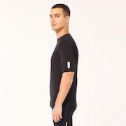 Gridskin Pinstripe SS Jersey - Blackout