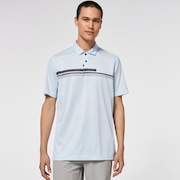 Oakley Hexsplit Stripe RC Polo - Light Blue Breeze