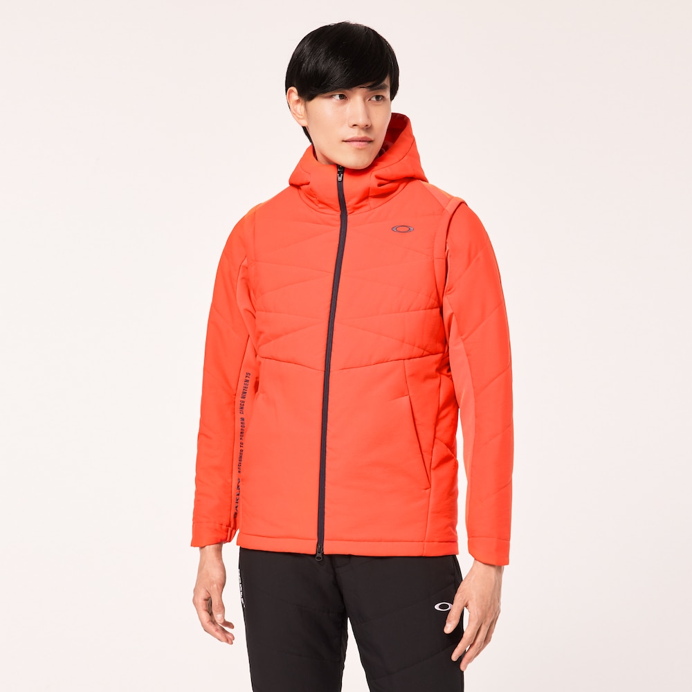 オークリー ゴルフ　中綿ジャケット UNEVEN PUFF JACKET 5.0 オークリー Uneven Puff Jacket 5.0 Magma Orange | オークリー公式