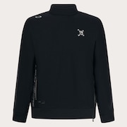 Skull Hybrid Pullover Jacket - Blackout