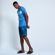Jellyfish Printed Boardshorts - Simple Blue