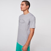 Embossed Ellipse Tee - New Granite Heather