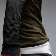 Canopy Full Zip Sweatshirt - Blackout/Deep Olive
