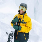 Tc Reduct Earth Shell Jacket - Amber Yellow/Hunter Green