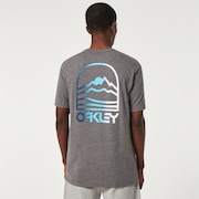 Gradient Mountain B1B Tee - New Athletic Grey