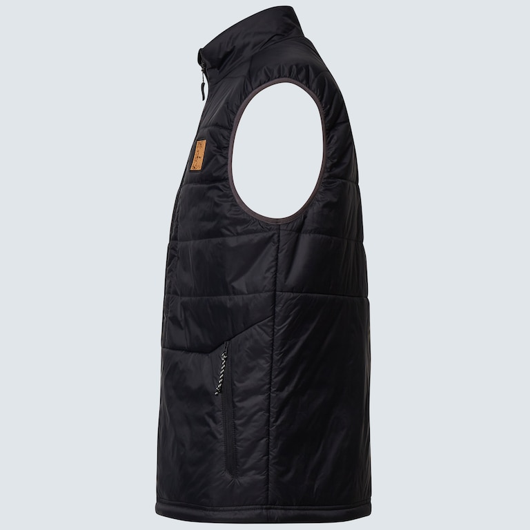 Tc Skull Puffy Vest - Blackout