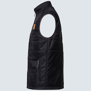 Tc Skull Puffy Vest - Blackout
