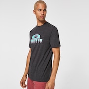 3D Repeat Bark Tee - Dark Gray Heather