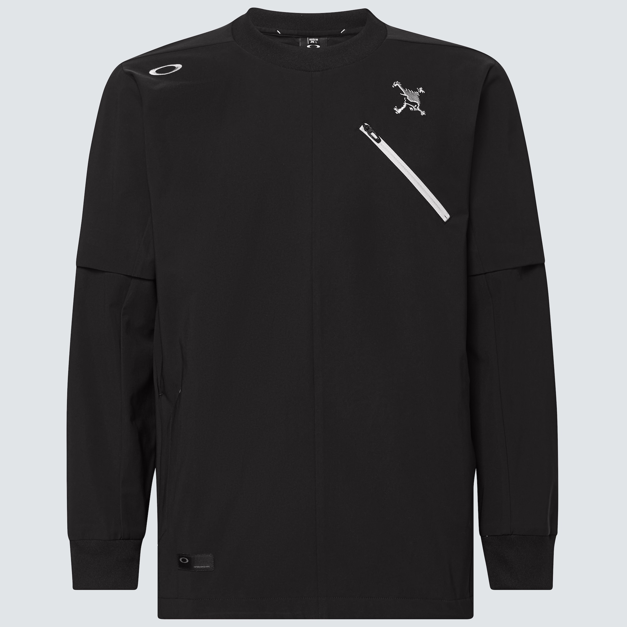 Oakley Skull Water Resistant Pullover in Blackout | Oakley® JP