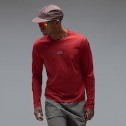 Edge Force LS Tee - Flame Red